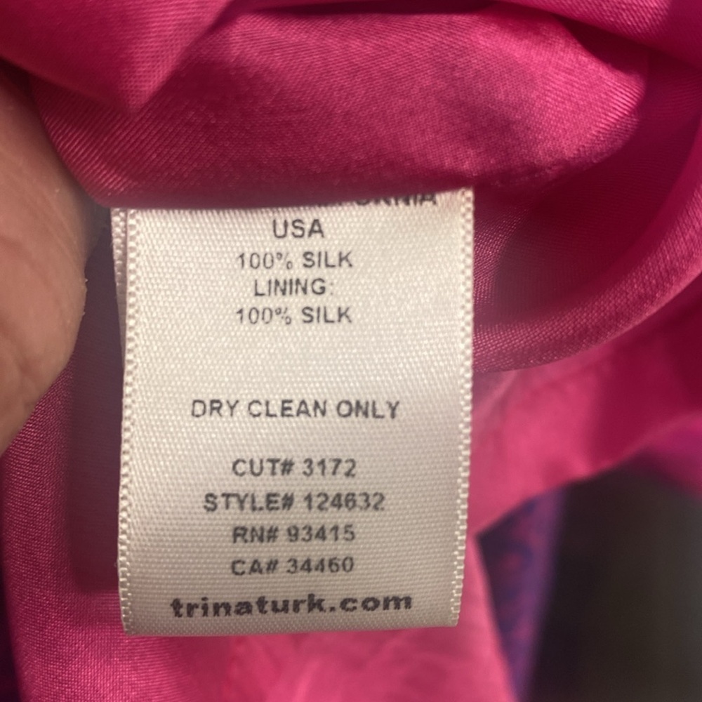 Trina Turk dress only in mint condition size 12 - Picture 6 of 6